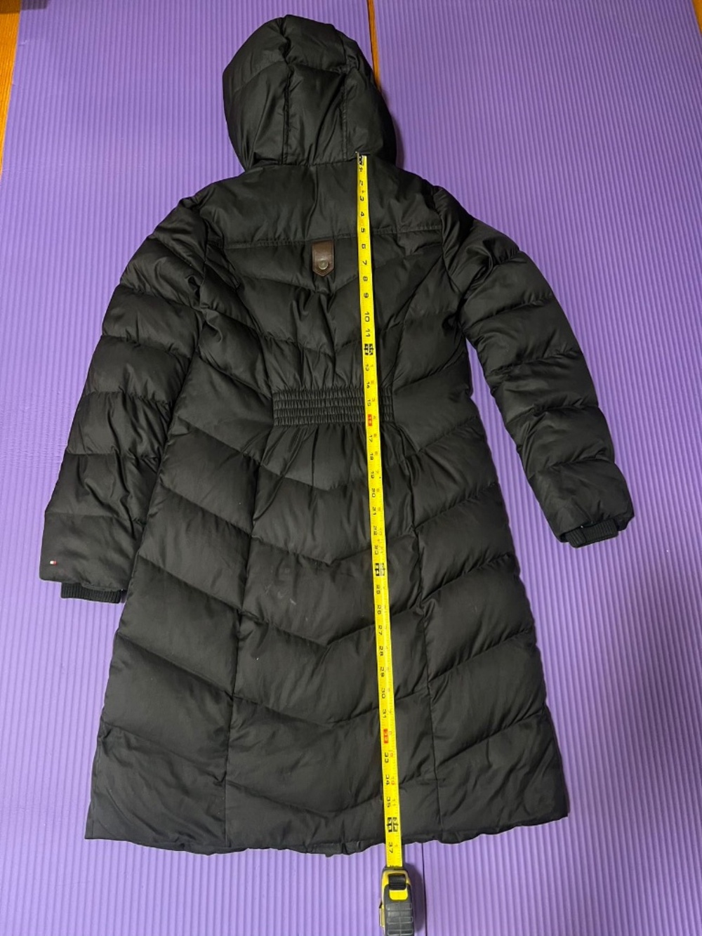Down long coat